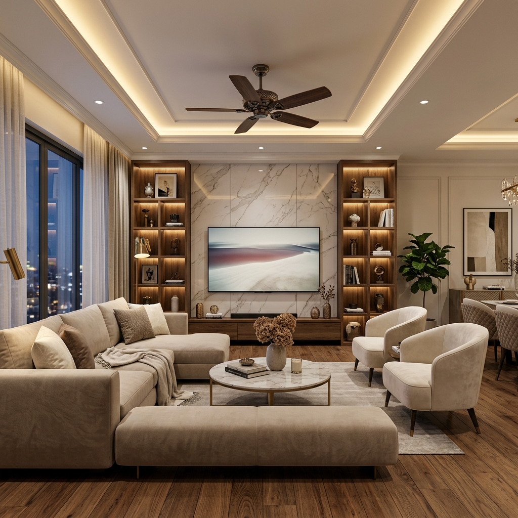 Luxury Living Room Interior