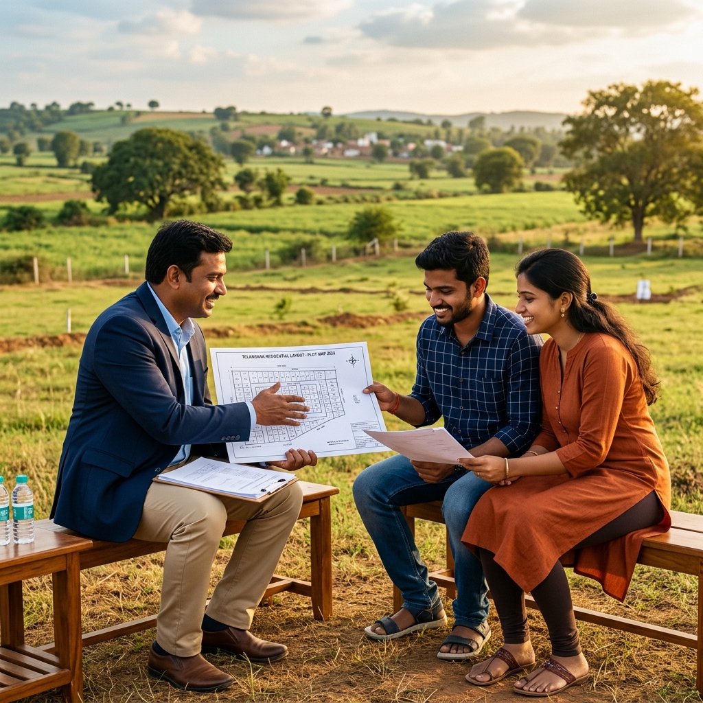 Real Estate consulting about land properties in Telangana