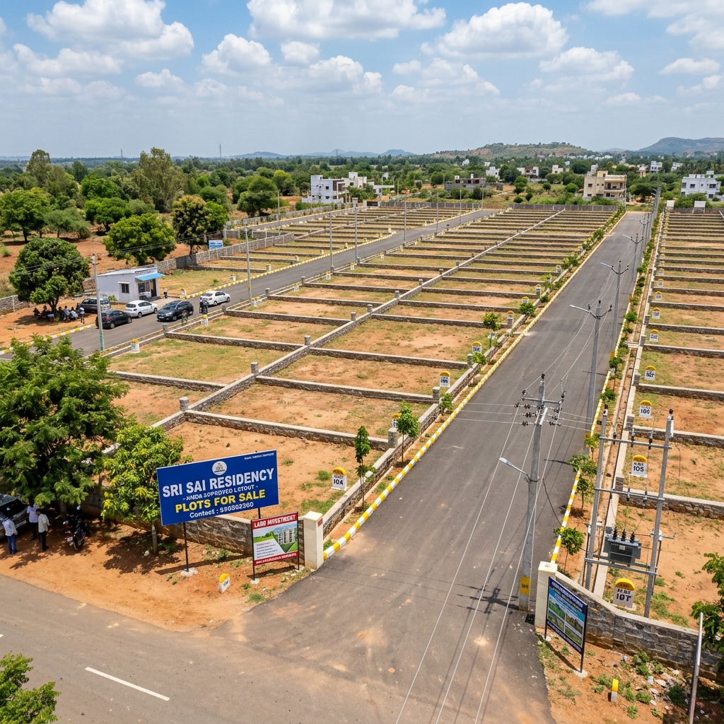 Open plots layout for sale