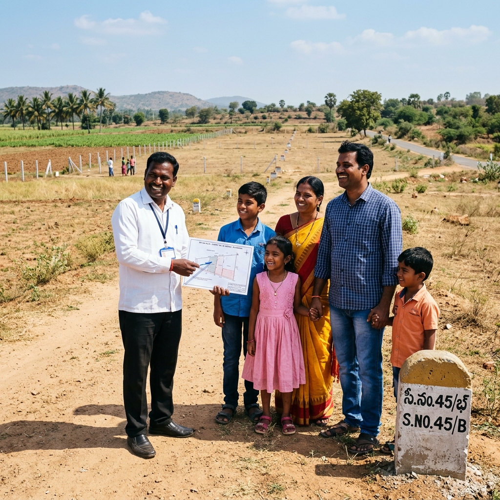 Buy land plots properties Telangana