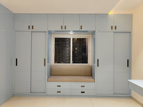 Creative Interiorz TV cabinet and custom woodwork design