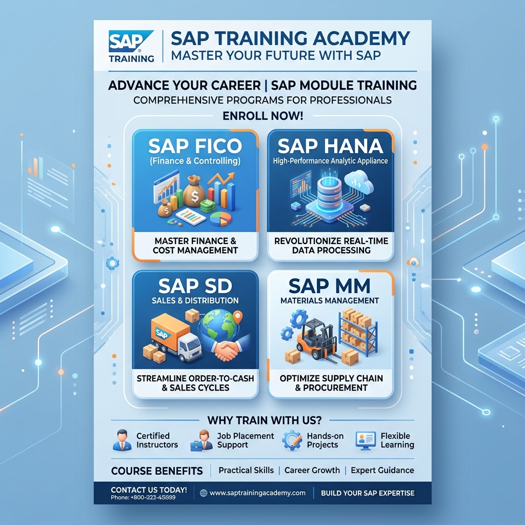 SAP Training Poster Guides