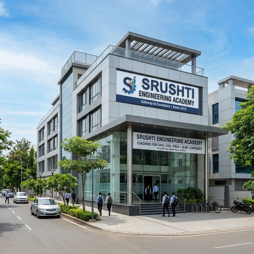 Srushti Engineering Academy Shyam Sadan Building coaching center entrance