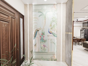 Elegant bedroom interior design