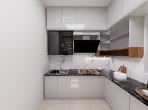 Modern office environment layout